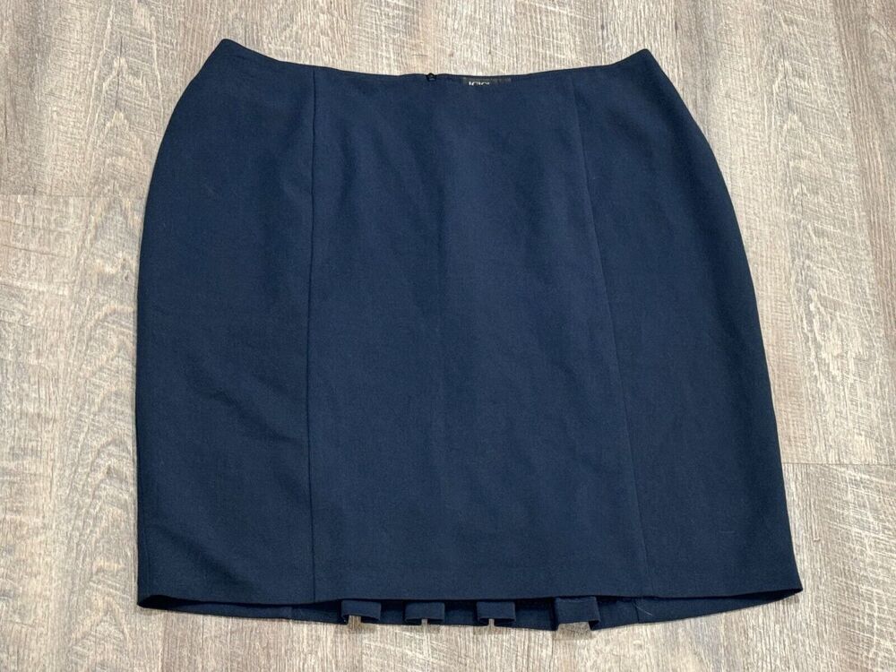 IGIGI Women NAVY Ruffle Skirt 18 Plus - SEE PICS